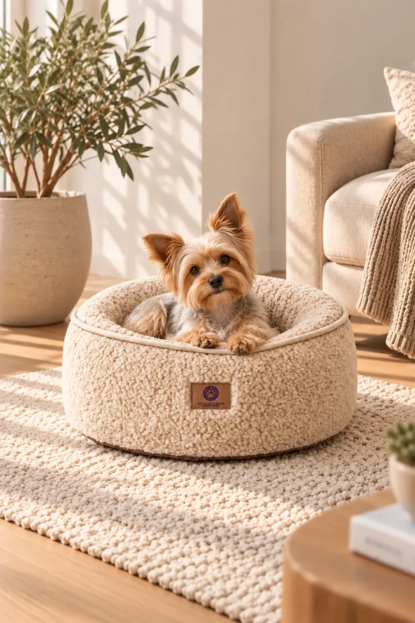 Legowisko Wool For Paws w kolorze bezowym